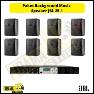 Paket Background Music Indoor Speaker JBL 25-1 - 8 Speaker